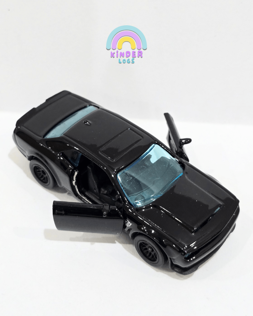 Majorette Dodge Challenger SRT Demon Black Edition (Uncarded) - Kinder Logs