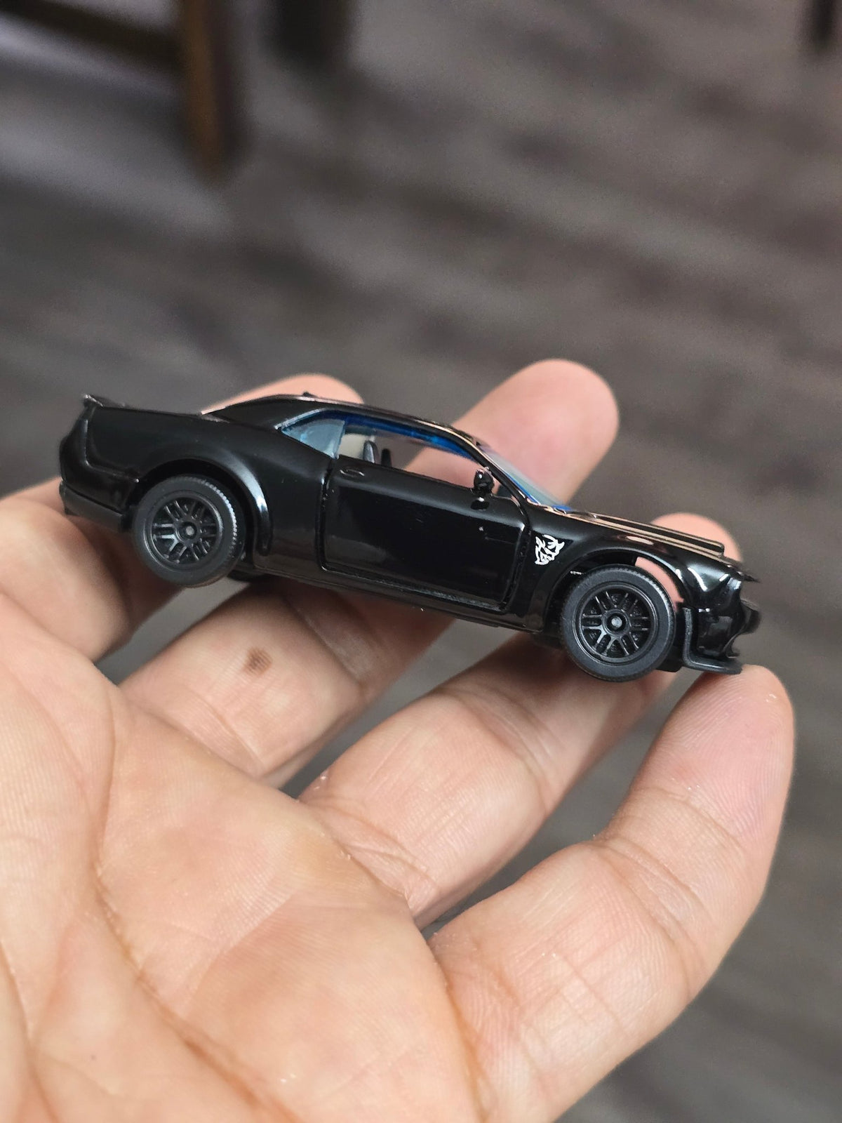 Majorette Dodge Challenger SRT Demon Black Edition (Uncarded) - Kinder Logs