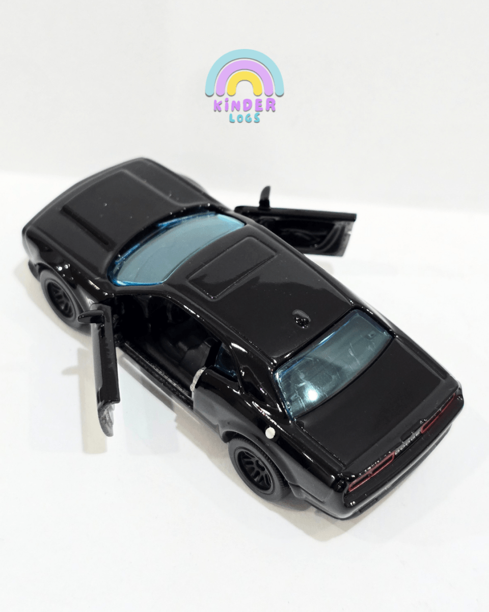 Majorette Dodge Challenger SRT Demon Black Edition (Uncarded) - Kinder Logs