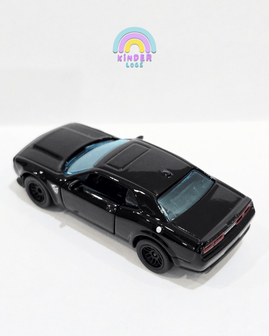 Majorette Dodge Challenger SRT Demon Black Edition (Uncarded) - Kinder Logs
