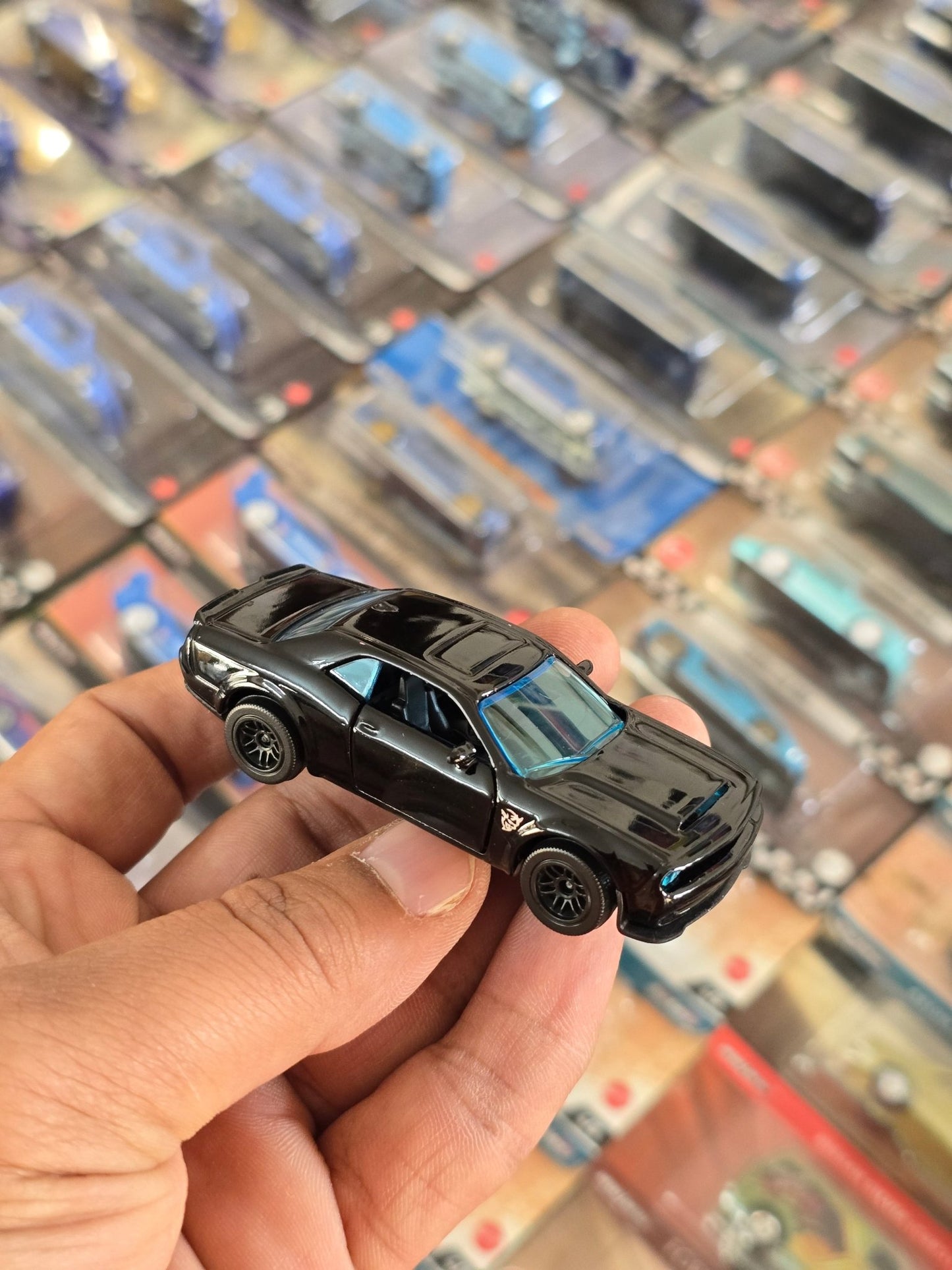 Majorette Dodge Challenger SRT Demon Black Edition (Uncarded) - Kinder Logs