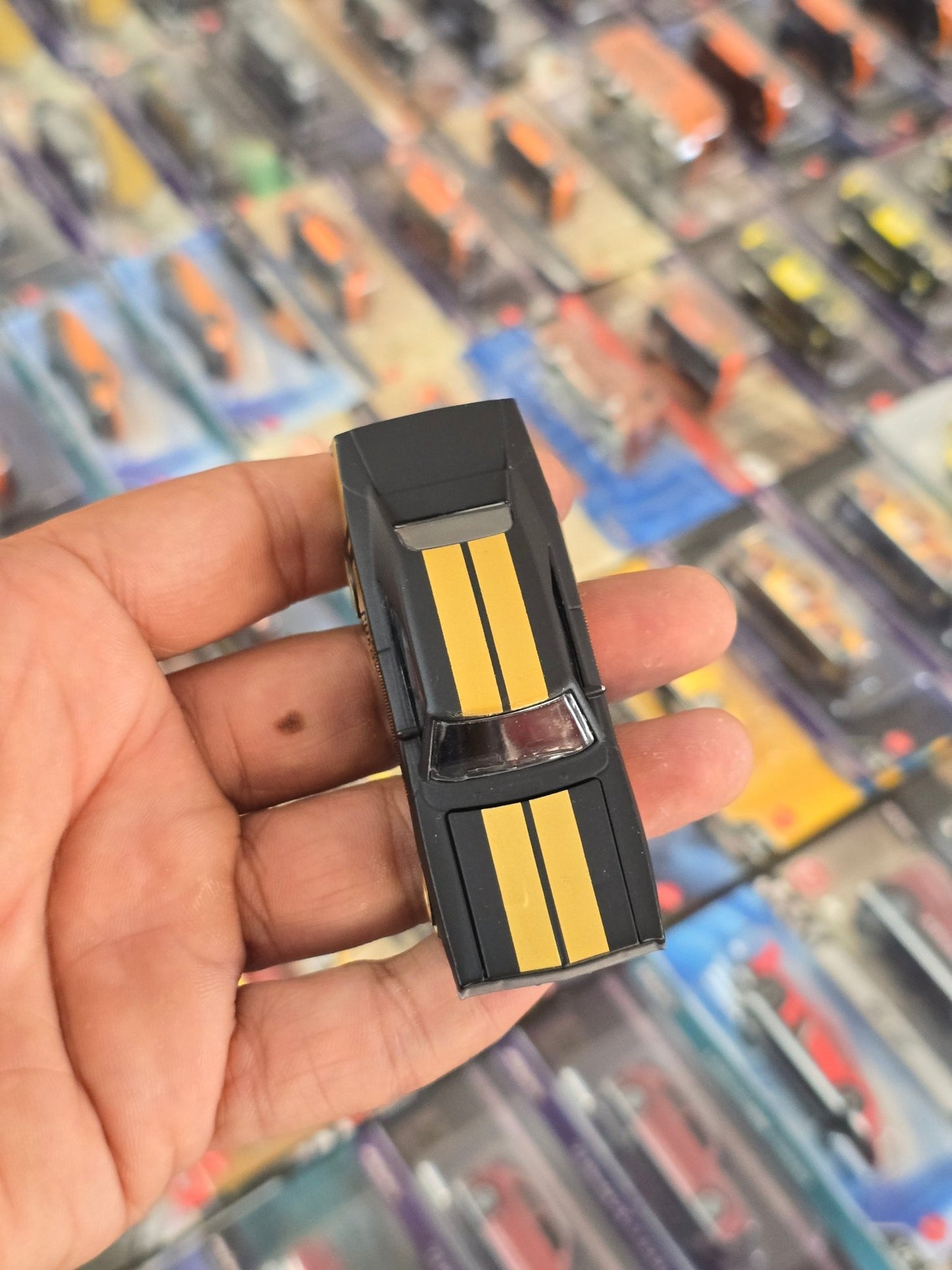 Majorette Dodge Charger RT - Black With Gold (Uncarded) - Kinder Logs