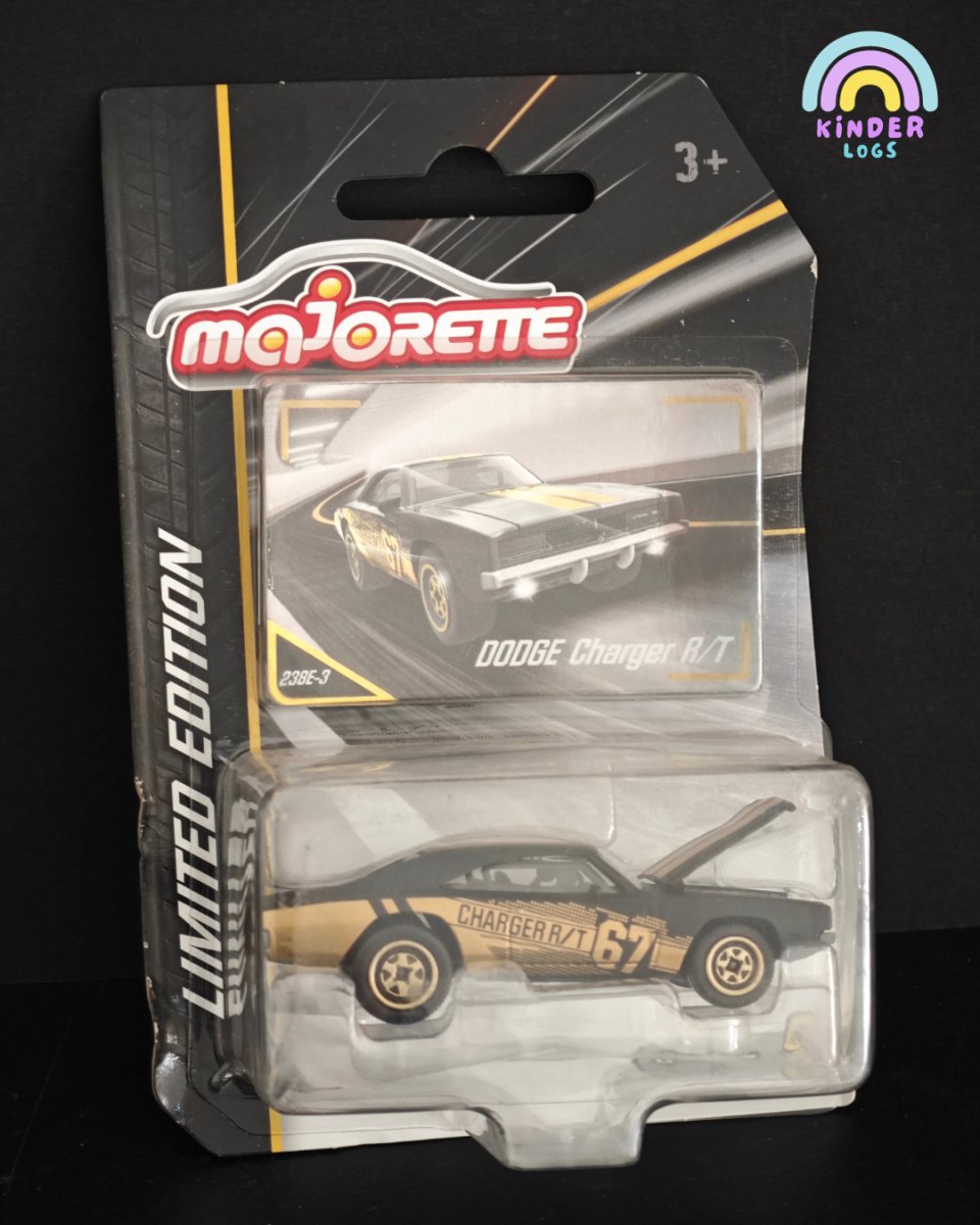 Majorette Dodge Charger RT Limited Edition Model - Kinder Logs