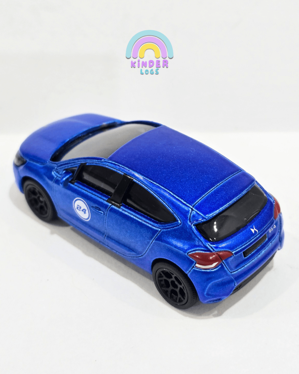 Majorette DS4 Chase Car - Matte Blue (Uncarded) - Kinder Logs