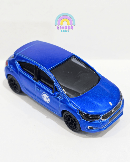 Majorette DS4 Chase Car - Matte Blue (Uncarded) - Kinder Logs