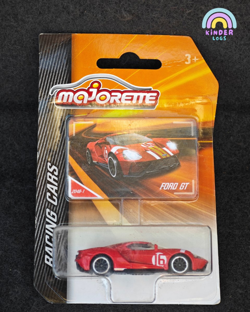 Majorette Ford GT Racing Car Model - Kinder Logs
