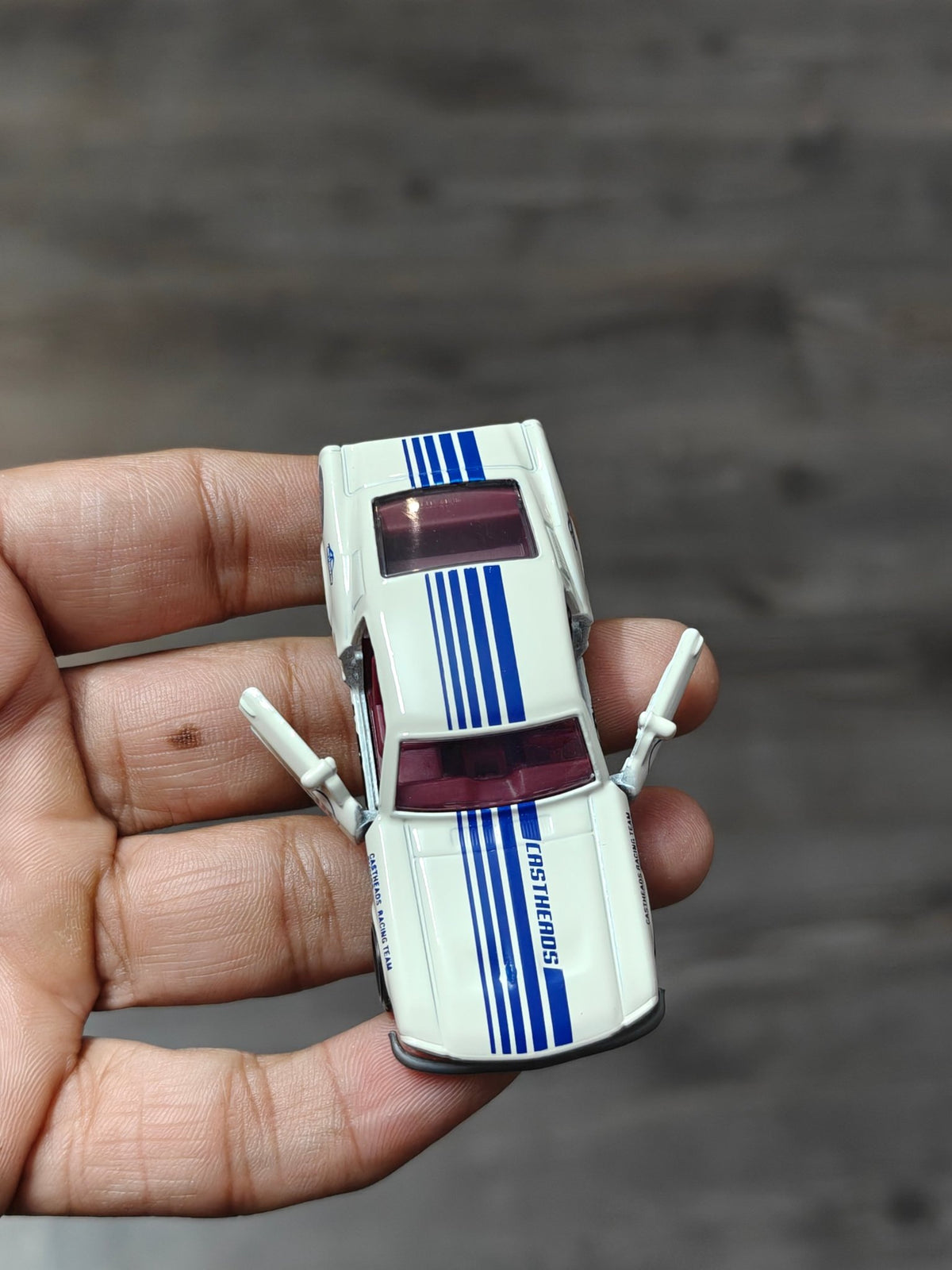 Majorette Ford Mustang Fastback - White (Uncarded - New) - Kinder Logs