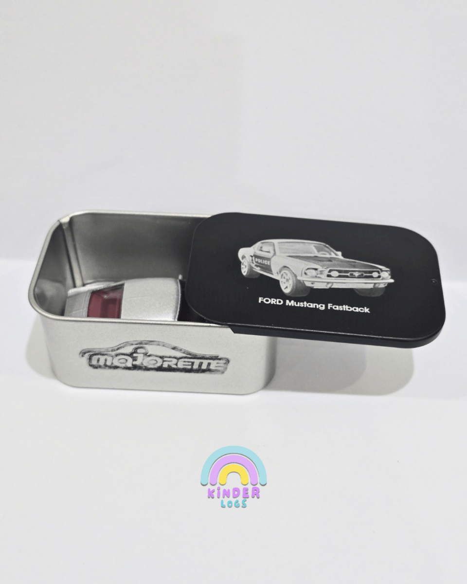 Majorette Ford Mustang Fastback - With Metal Box (Uncarded) - Kinder Logs