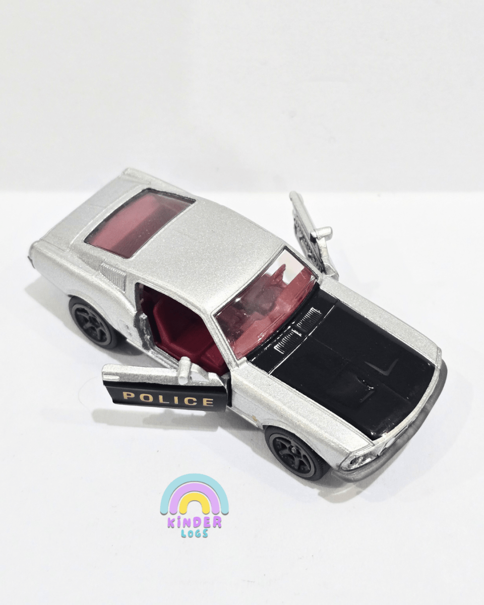 Majorette Ford Mustang Fastback - With Metal Box (Uncarded) - Kinder Logs
