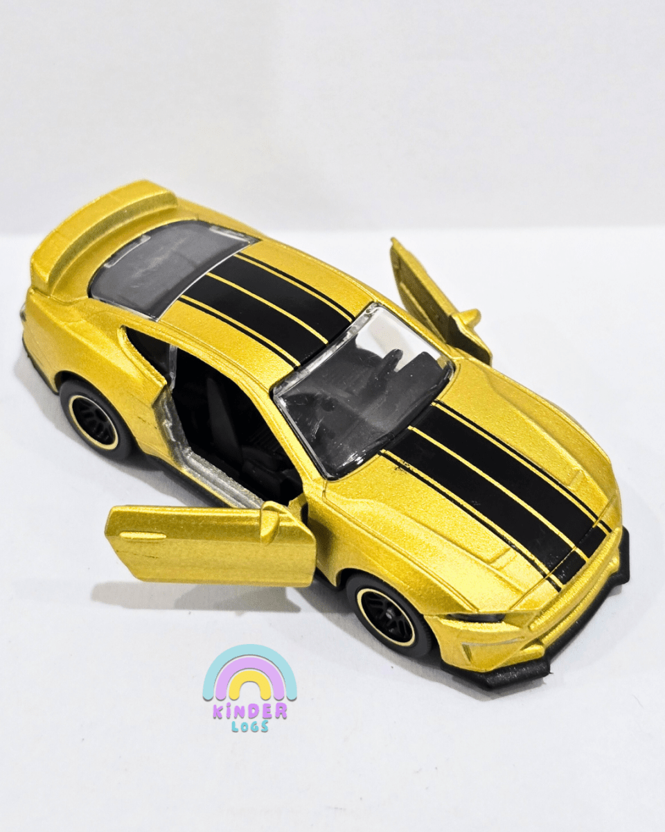 Majorette Ford Mustang GT - Gold (Uncarded) - Kinder Logs