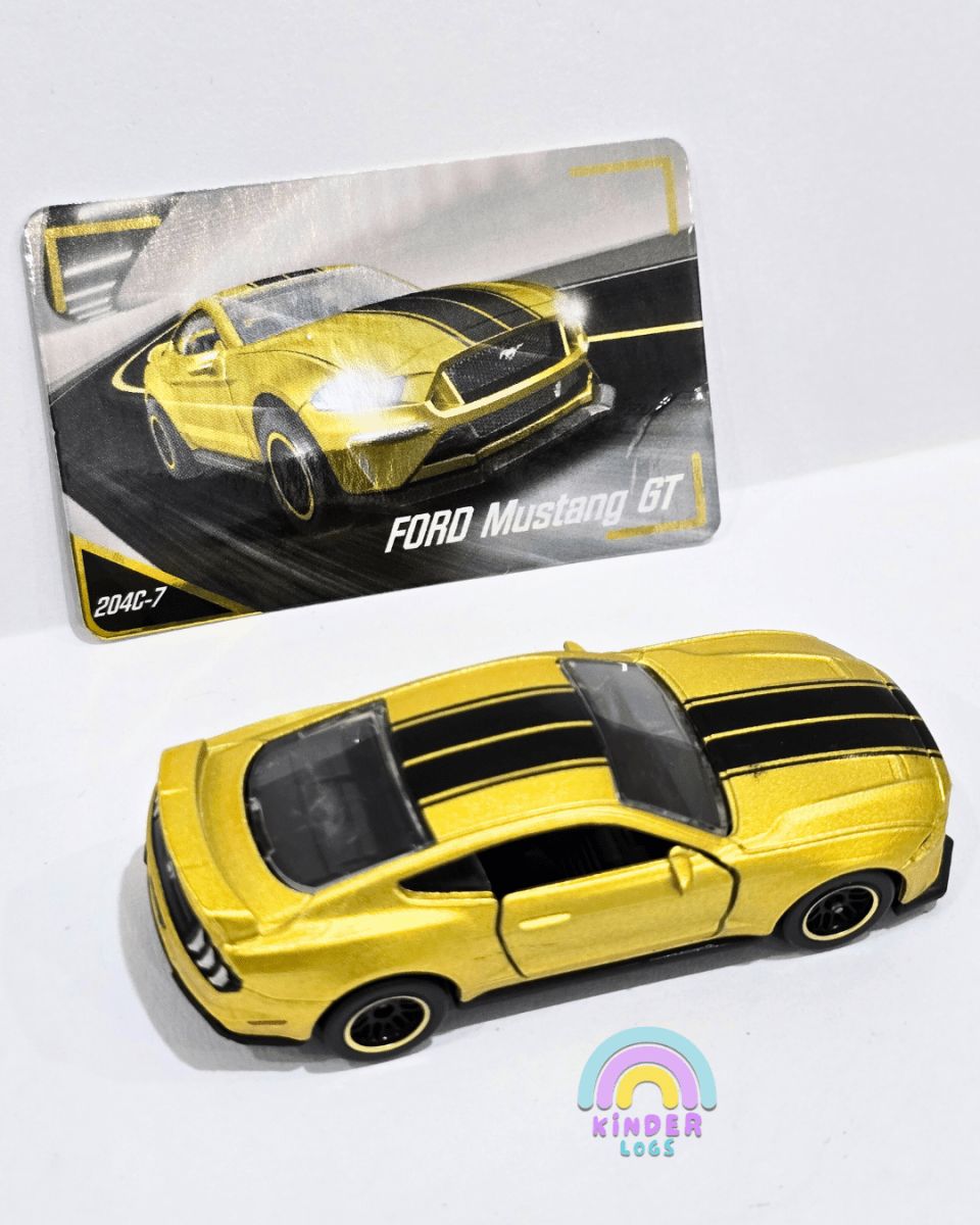 Majorette Ford Mustang GT - Gold (Uncarded) - Kinder Logs
