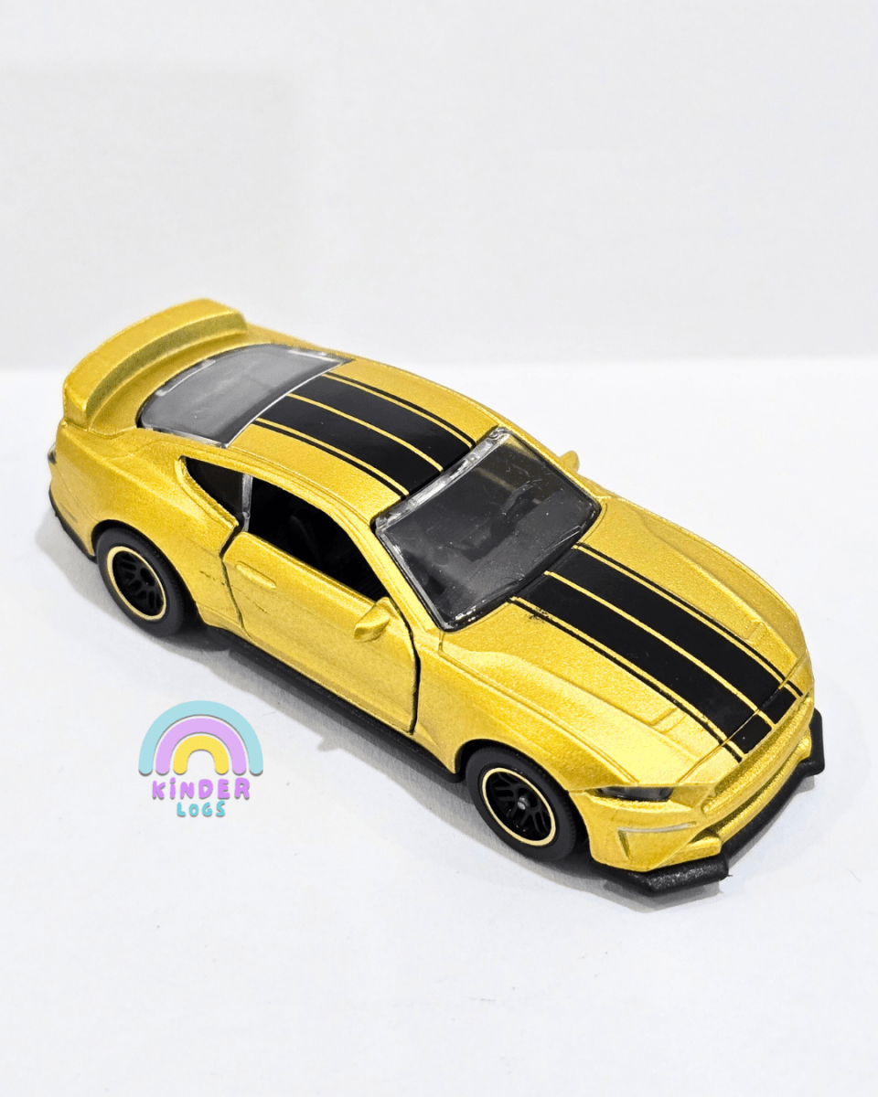 Majorette Ford Mustang GT - Gold (Uncarded) - Kinder Logs