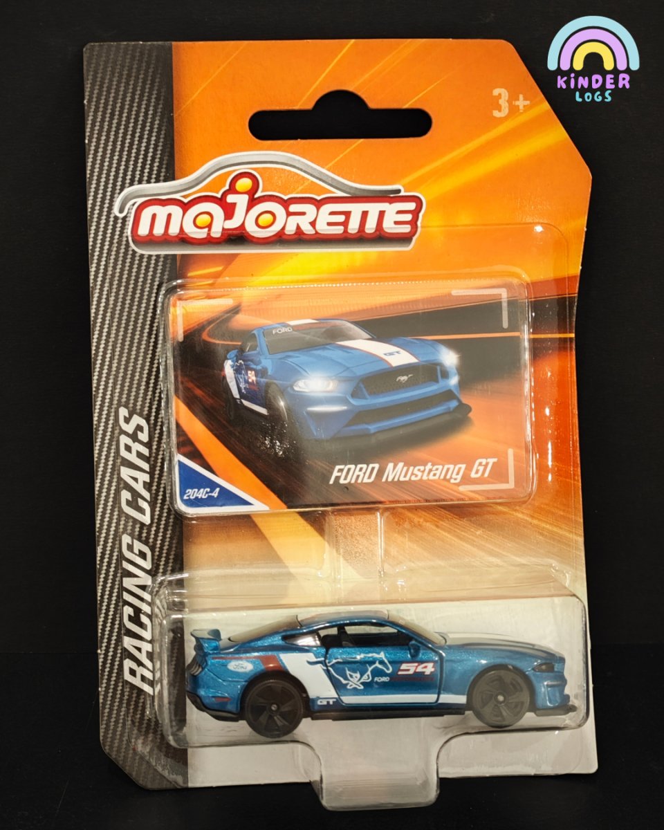 Majorette Ford Mustang GT Racing Car - Kinder Logs