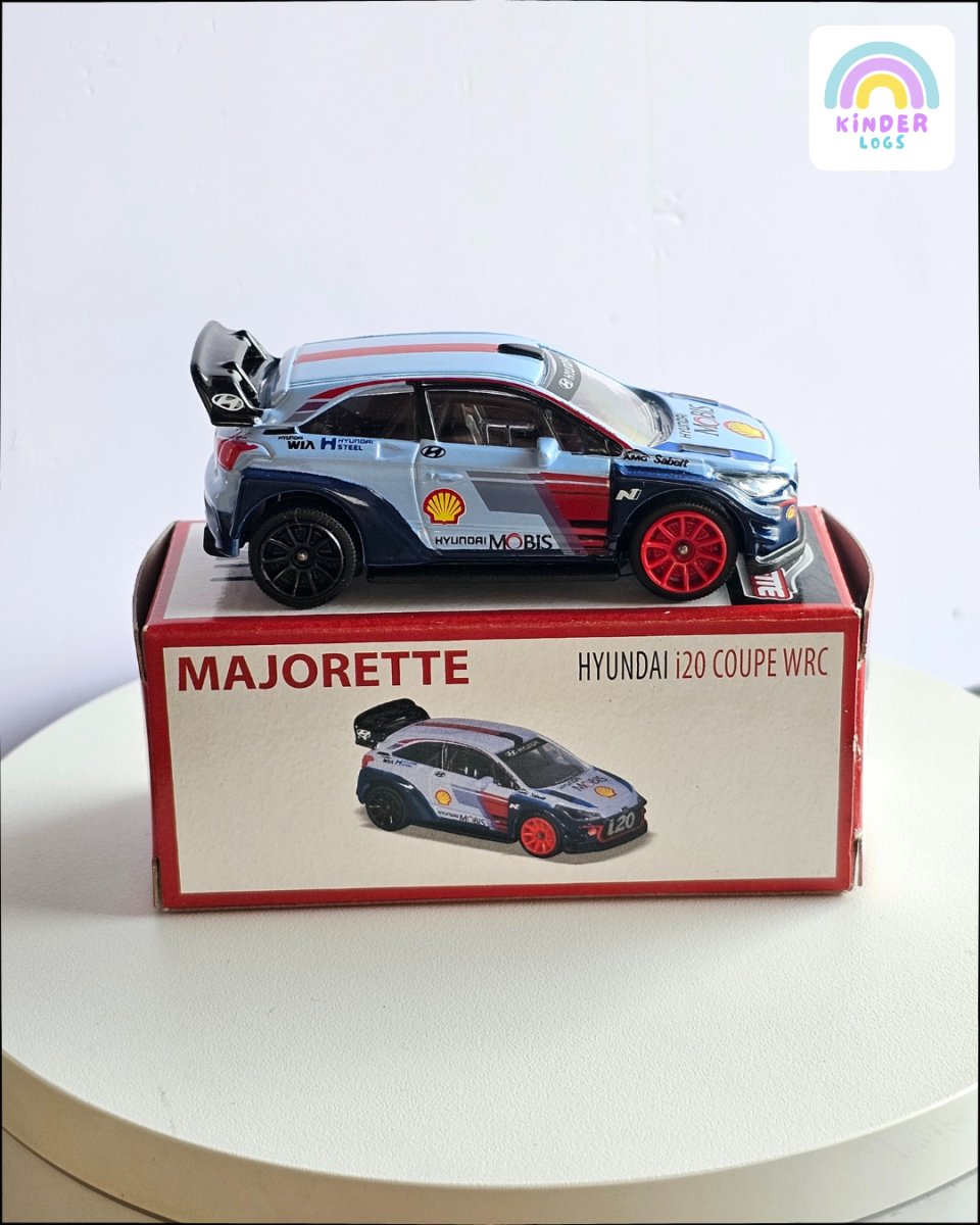 Majorette Hyundai i20 Coupe WRC (Uncarded) - Kinder Logs