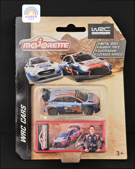 Majorette Hyundai i20 N Thierry Neuville WRC Car - Kinder Logs