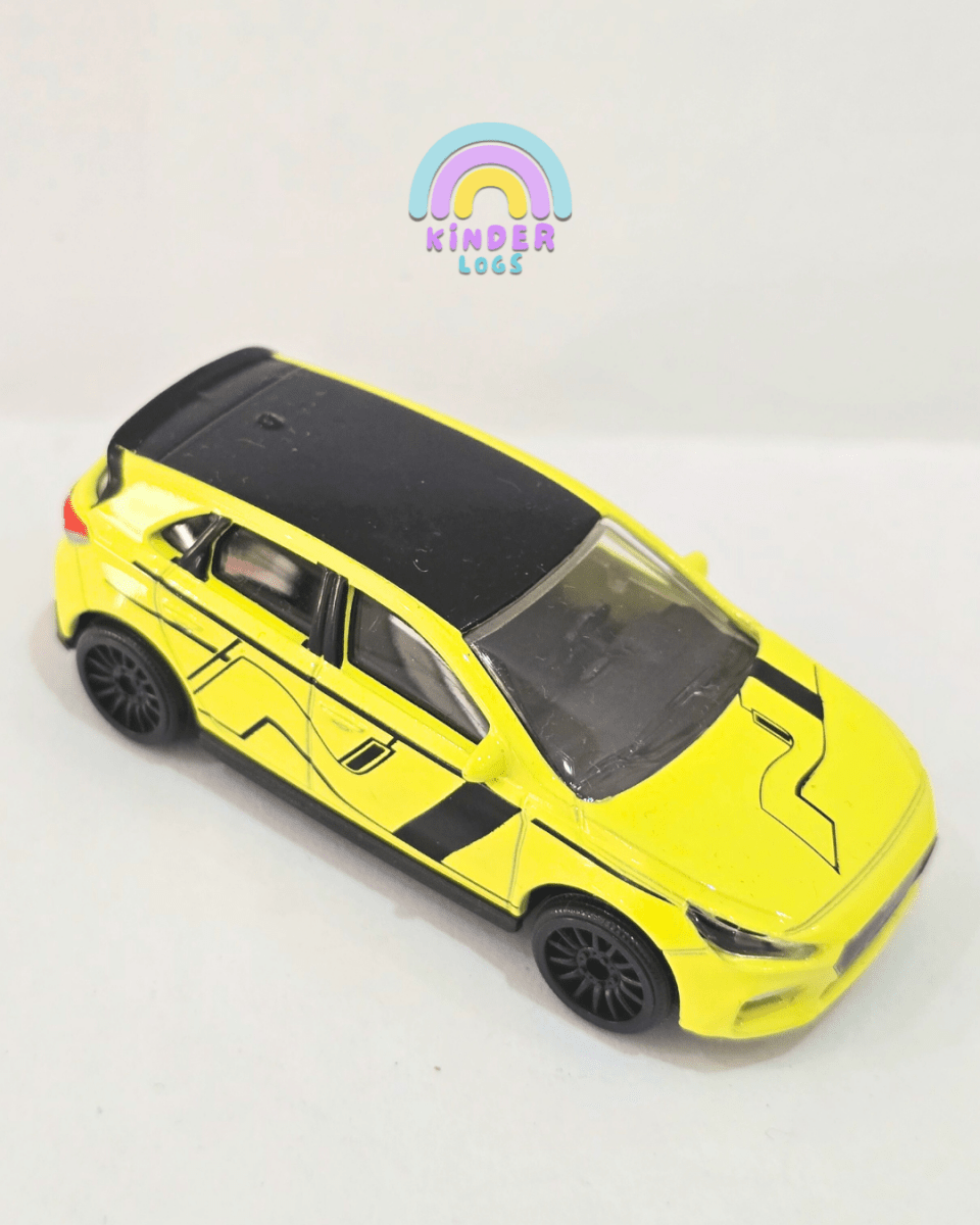 Majorette Hyundai i30 N - Neon Green (Uncarded) - Kinder Logs