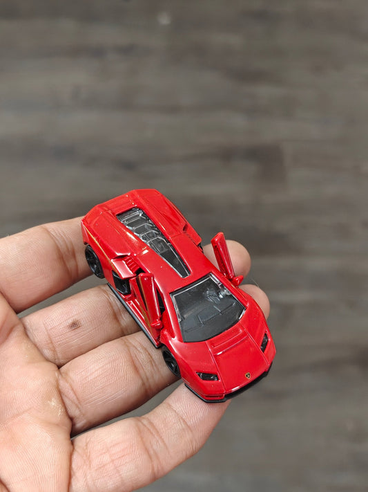 Majorette Lamborghini Countach LPI 800 - 4 - Red (Uncarded - New) - Kinder Logs