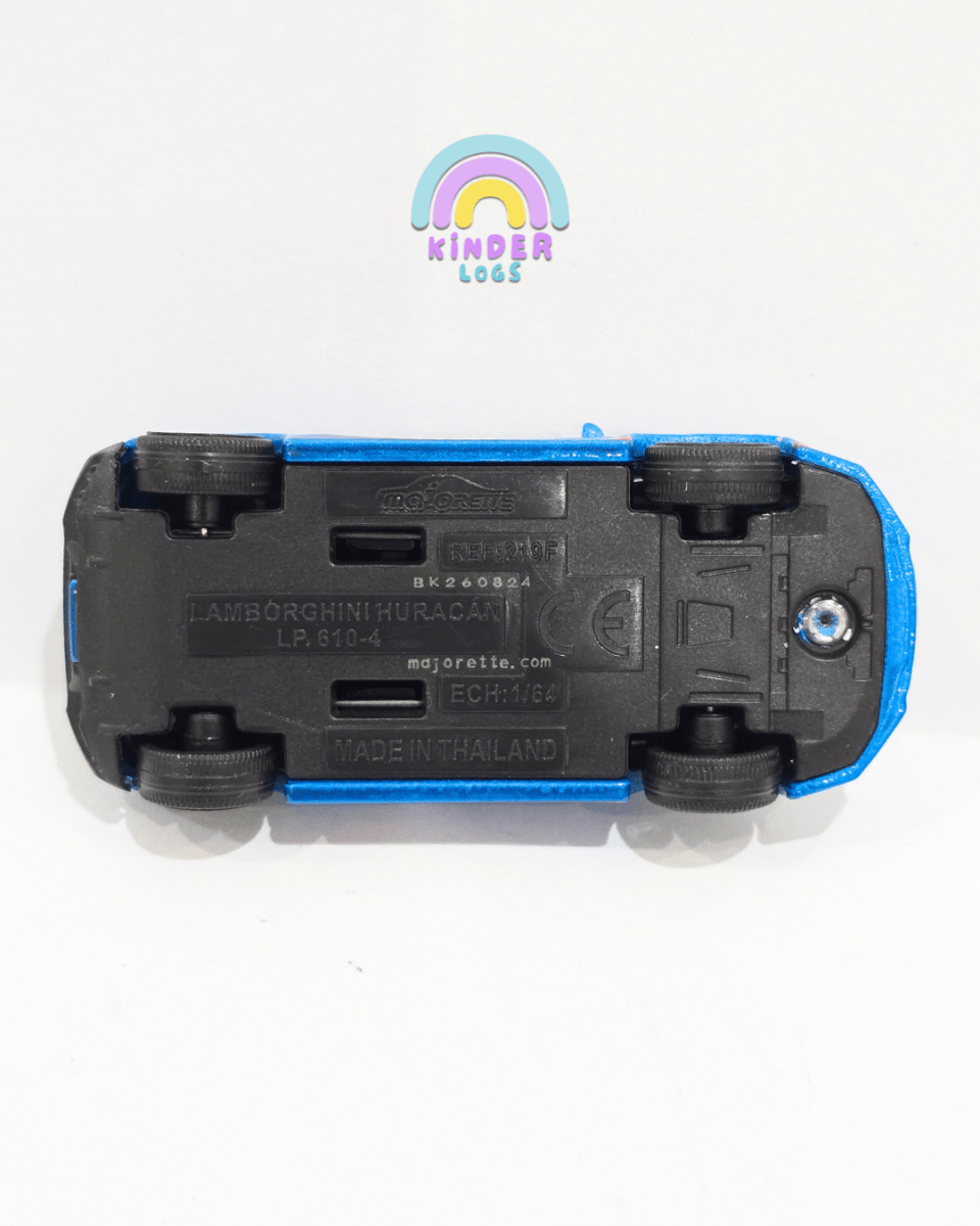 Majorette Lamborghini Huracan Limited Edition (Uncarded) - Kinder Logs