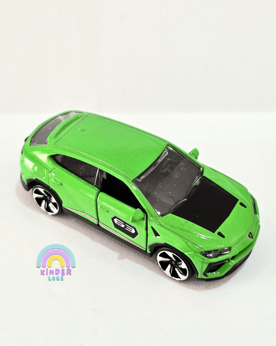 Majorette Lamborghini URUS - Green (Uncarded) - Kinder Logs
