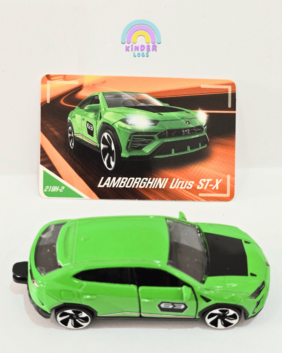 Majorette Lamborghini URUS - Green (Uncarded) - Kinder Logs