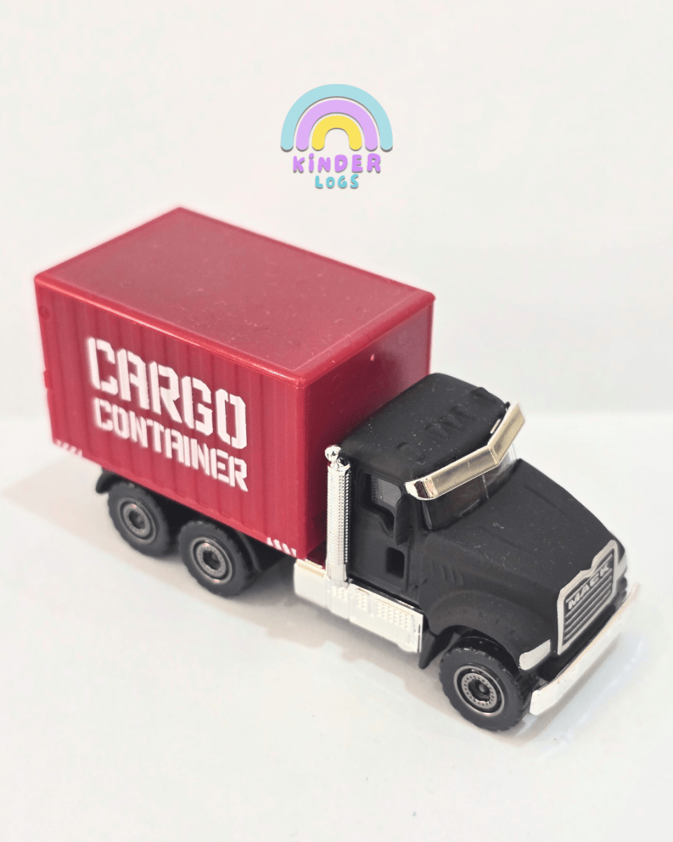 Majorette Mack Granite Truck - Cargo Container (Uncarded) - Kinder Logs