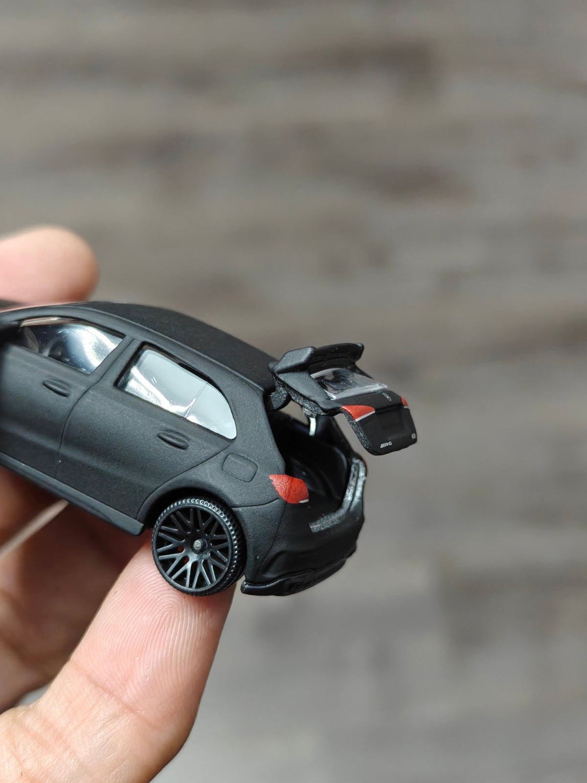 Majorette Mercedes - AMG A35 Black Edition (Uncarded - New) - Kinder Logs