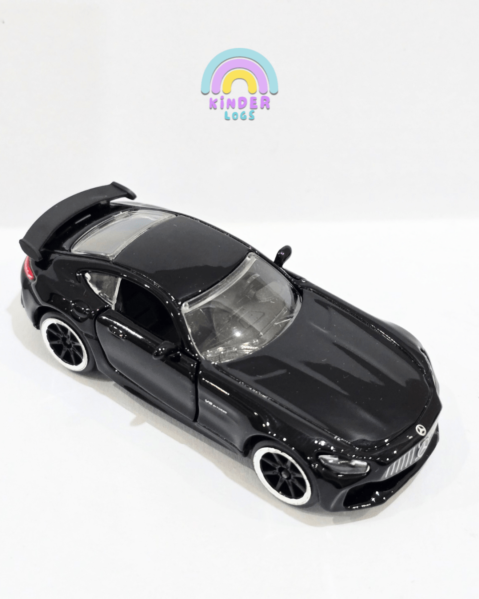 Majorette Mercedes - AMG GT R Black Edition (Uncarded) - Kinder Logs