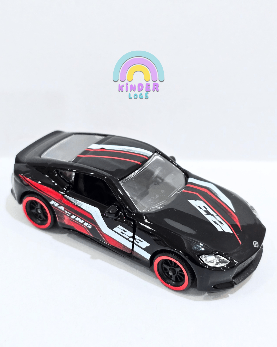 Majorette Nissan Z Racing Edition - Black (Uncarded) - Kinder Logs