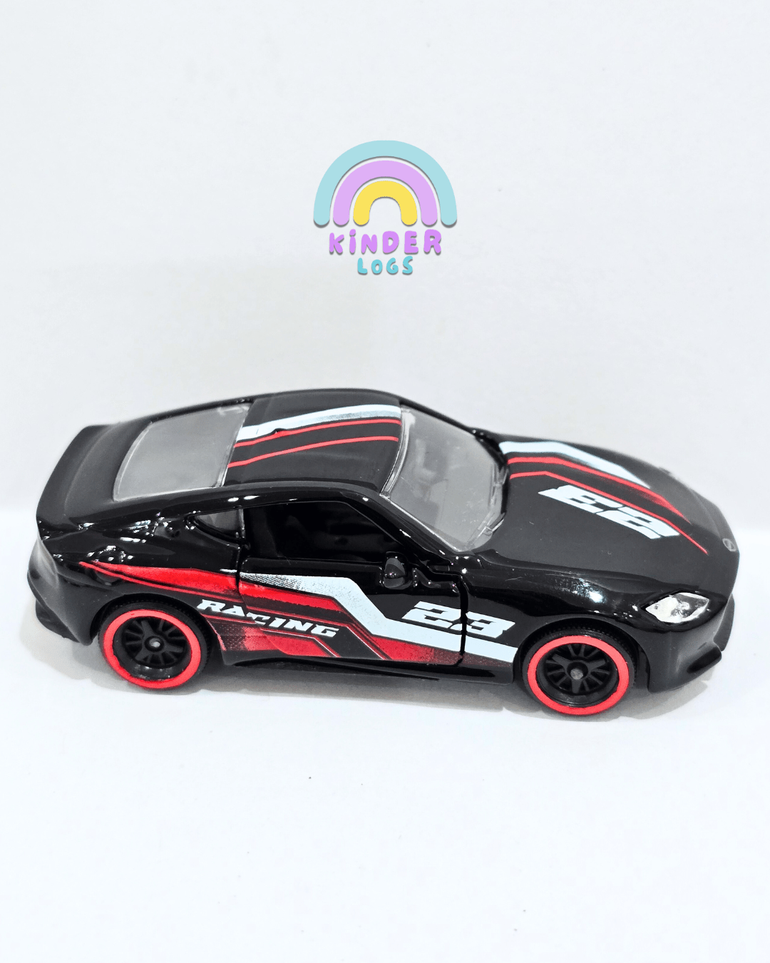 Majorette Nissan Z Racing Edition - Black (Uncarded) - Kinder Logs