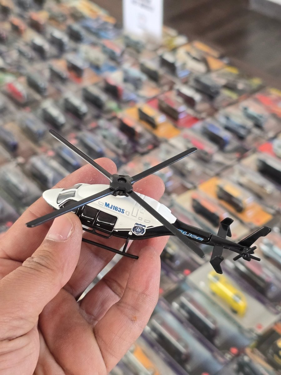 Majorette Police Helicopter - MJ163S (Uncarded) - Kinder Logs