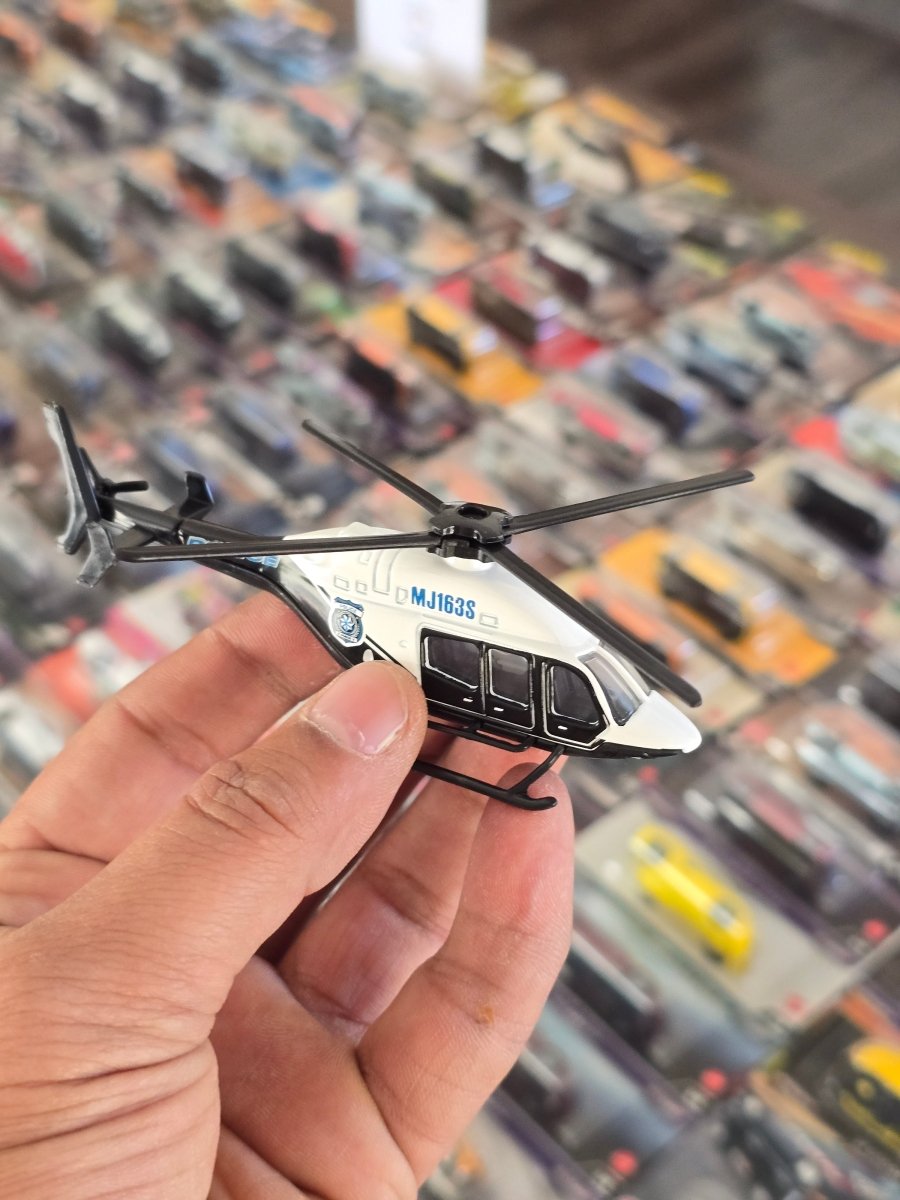 Majorette Police Helicopter - MJ163S (Uncarded) - Kinder Logs