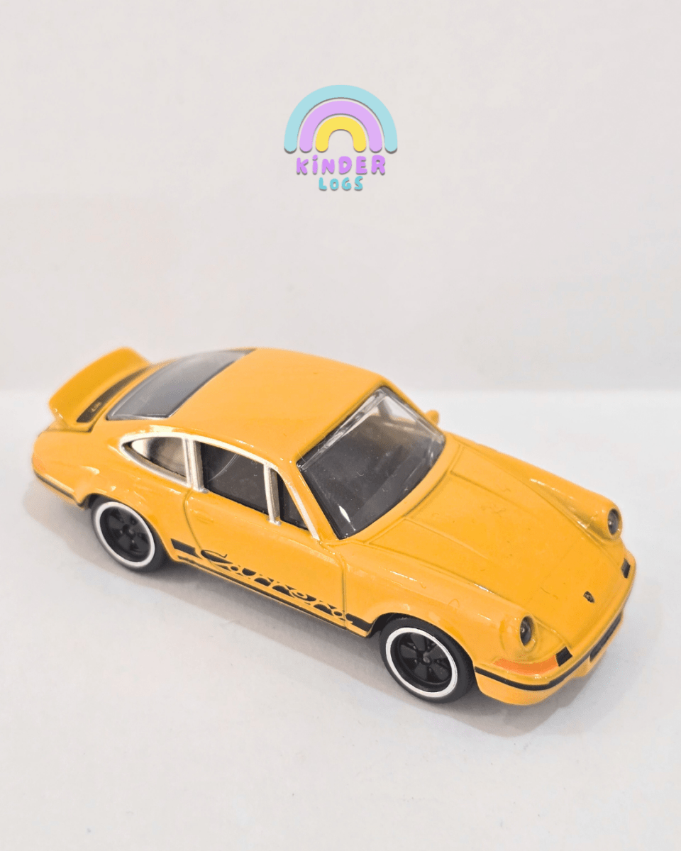 Majorette Porsche 911 Carrera RS 2.7 - Yellow (Uncarded) - Kinder Logs