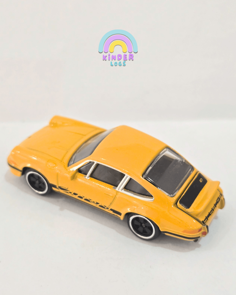Majorette Porsche 911 Carrera RS 2.7 - Yellow (Uncarded) - Kinder Logs