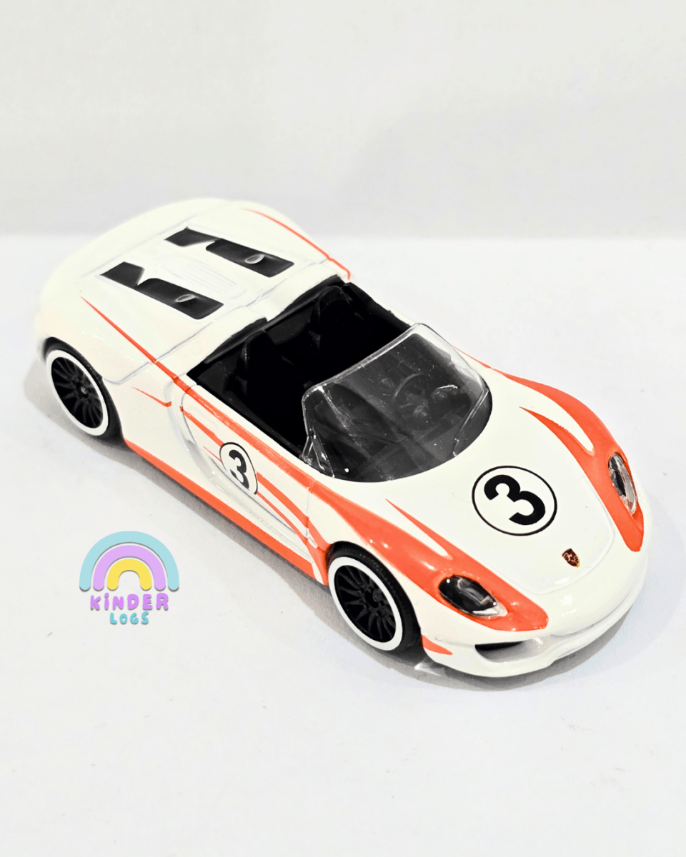Majorette Porsche 918 Spyder Racing Edition (Uncarded) - Kinder Logs