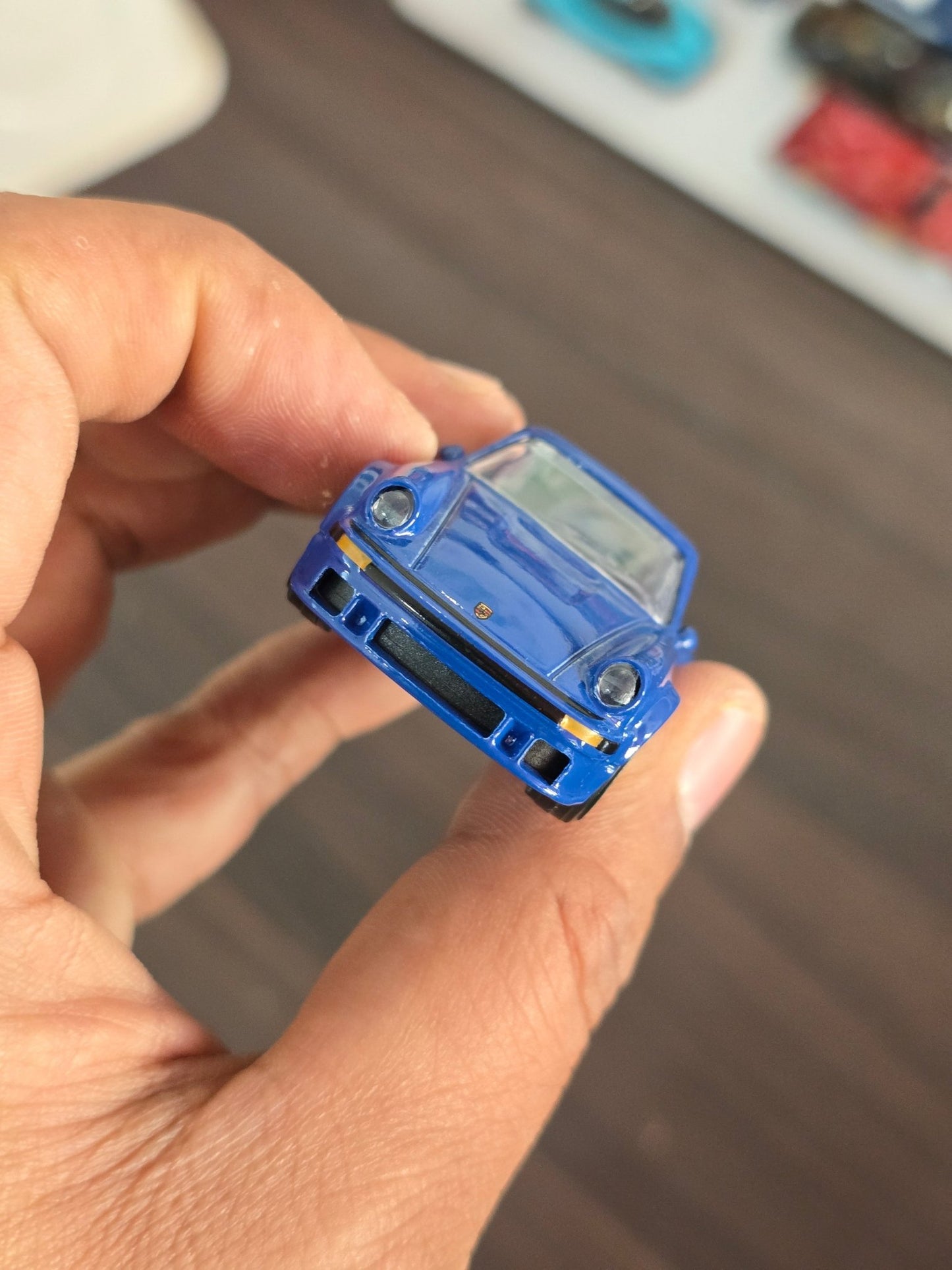 Majorette Porsche 934 - Blue (Uncarded) - Kinder Logs