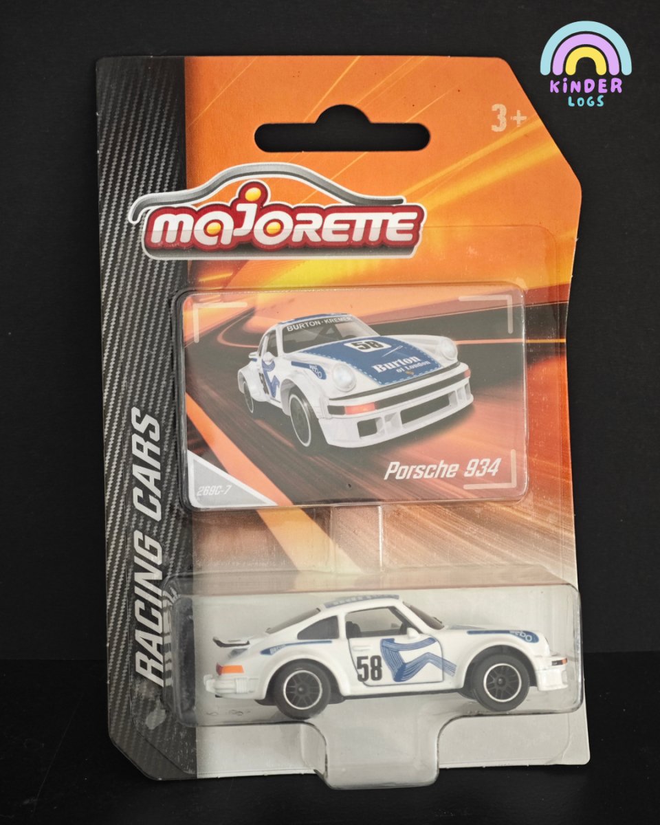 Majorette Porsche 934 Racing Car - Kinder Logs
