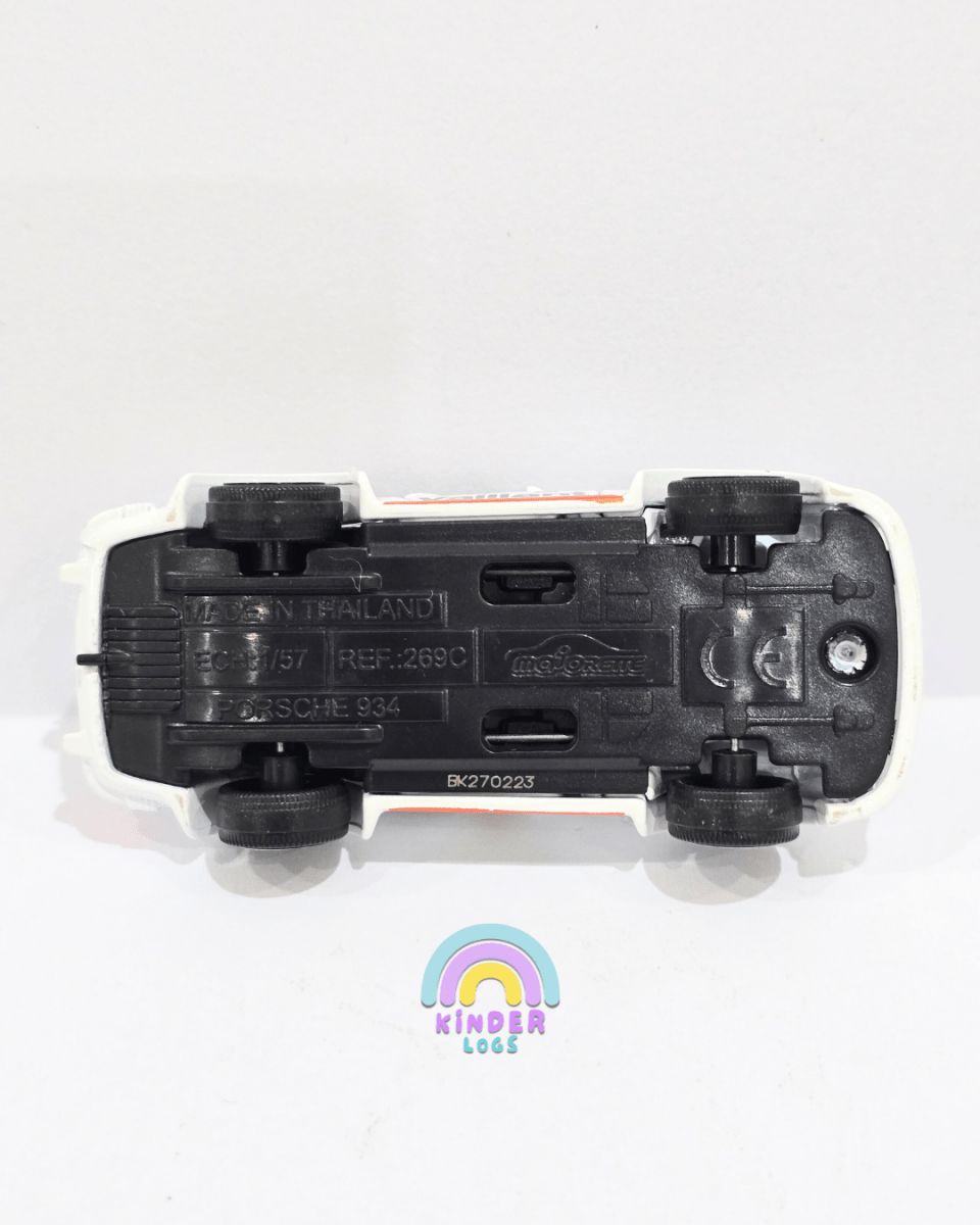Majorette Porsche 934 Vaillant - Rare (Uncarded) - Kinder Logs