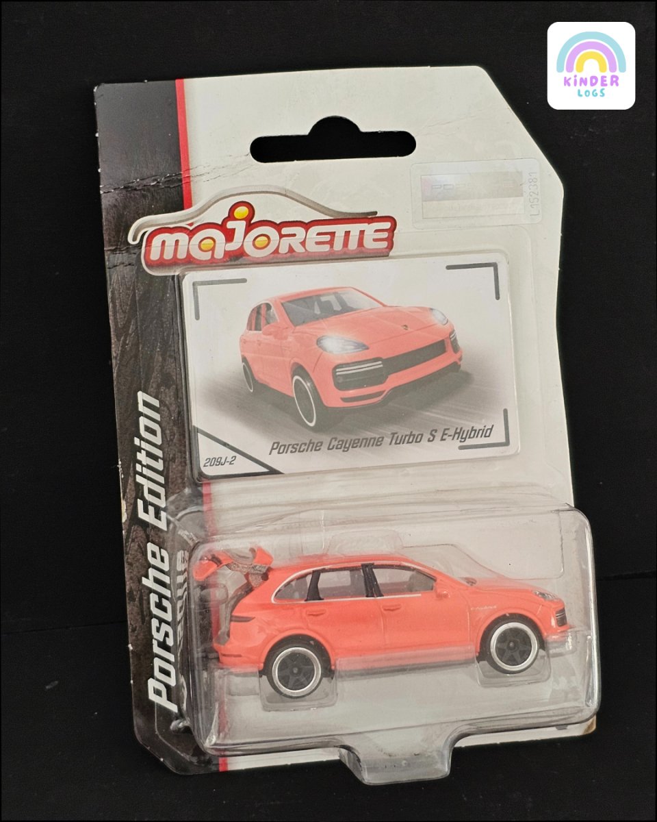 Majorette Porsche Cayenne Turbo S E - Hybrid - Kinder Logs