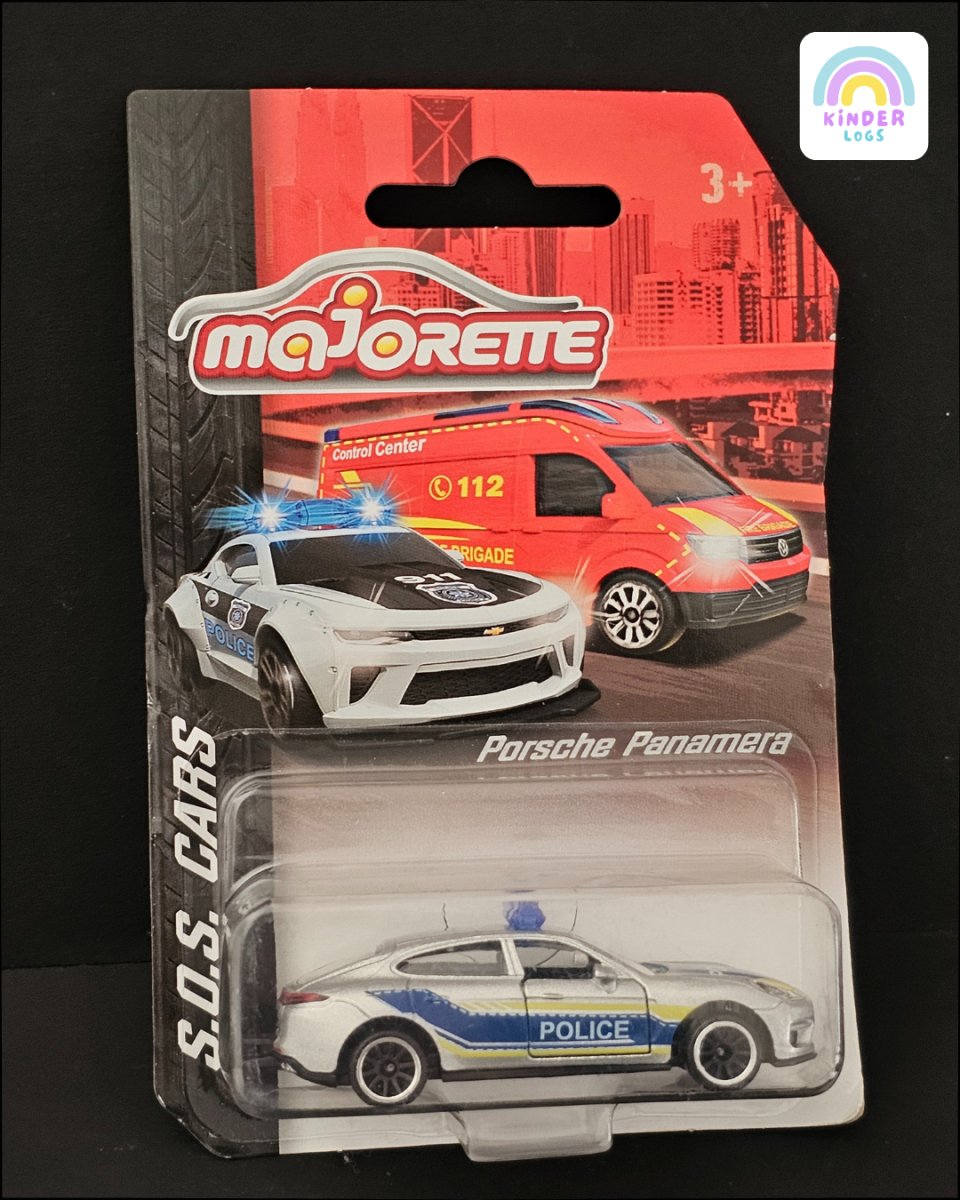Majorette Porsche Panamera Police Car - Kinder Logs