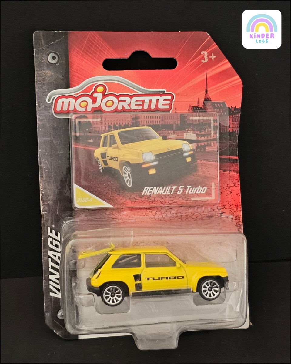 Majorette Renault 5 Turbo Vintage Car - Kinder Logs