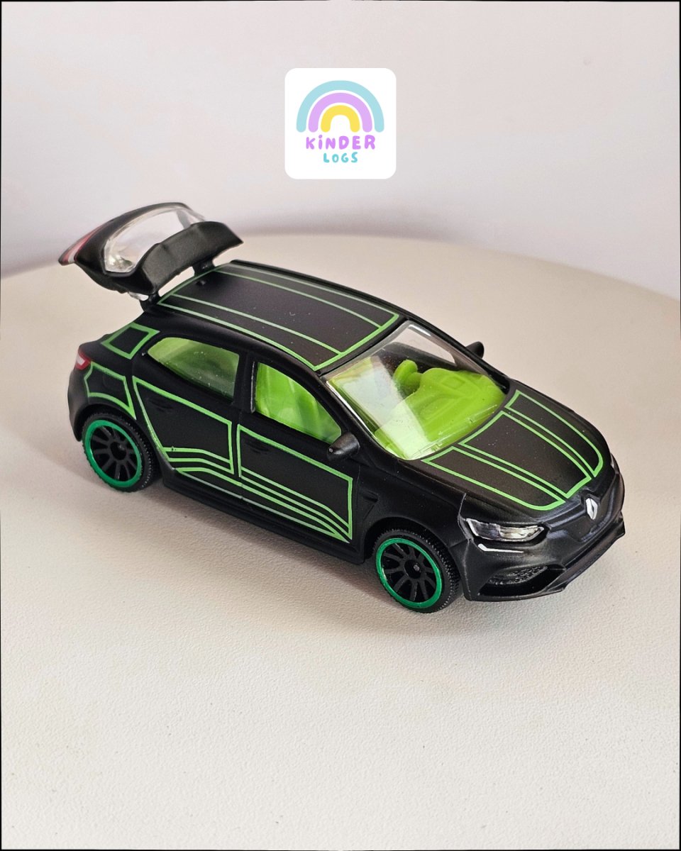 Majorette Renault Megane R.S. Tron Edition (Uncarded) - Kinder Logs