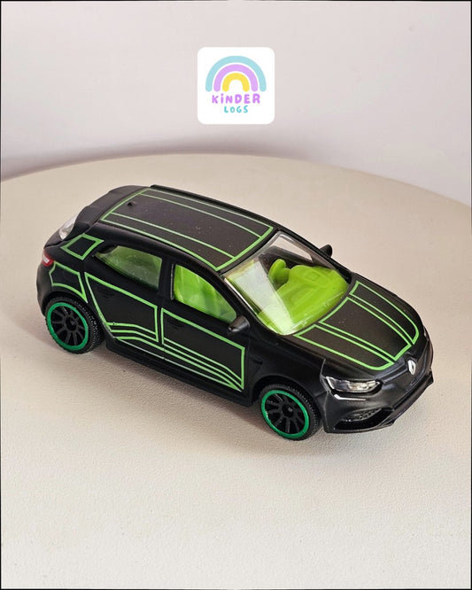 Majorette Renault Megane R.S. Tron Edition (Uncarded) - Kinder Logs