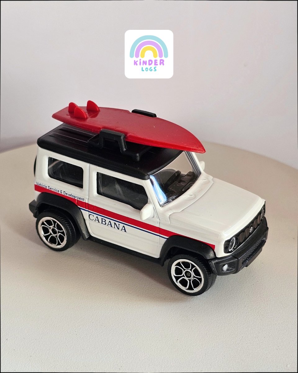 Majorette Suzuki Jimny Cabana Edition (Uncarded) - Kinder Logs