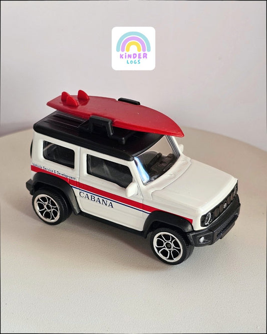 Majorette Suzuki Jimny Cabana Edition (Uncarded) - Kinder Logs