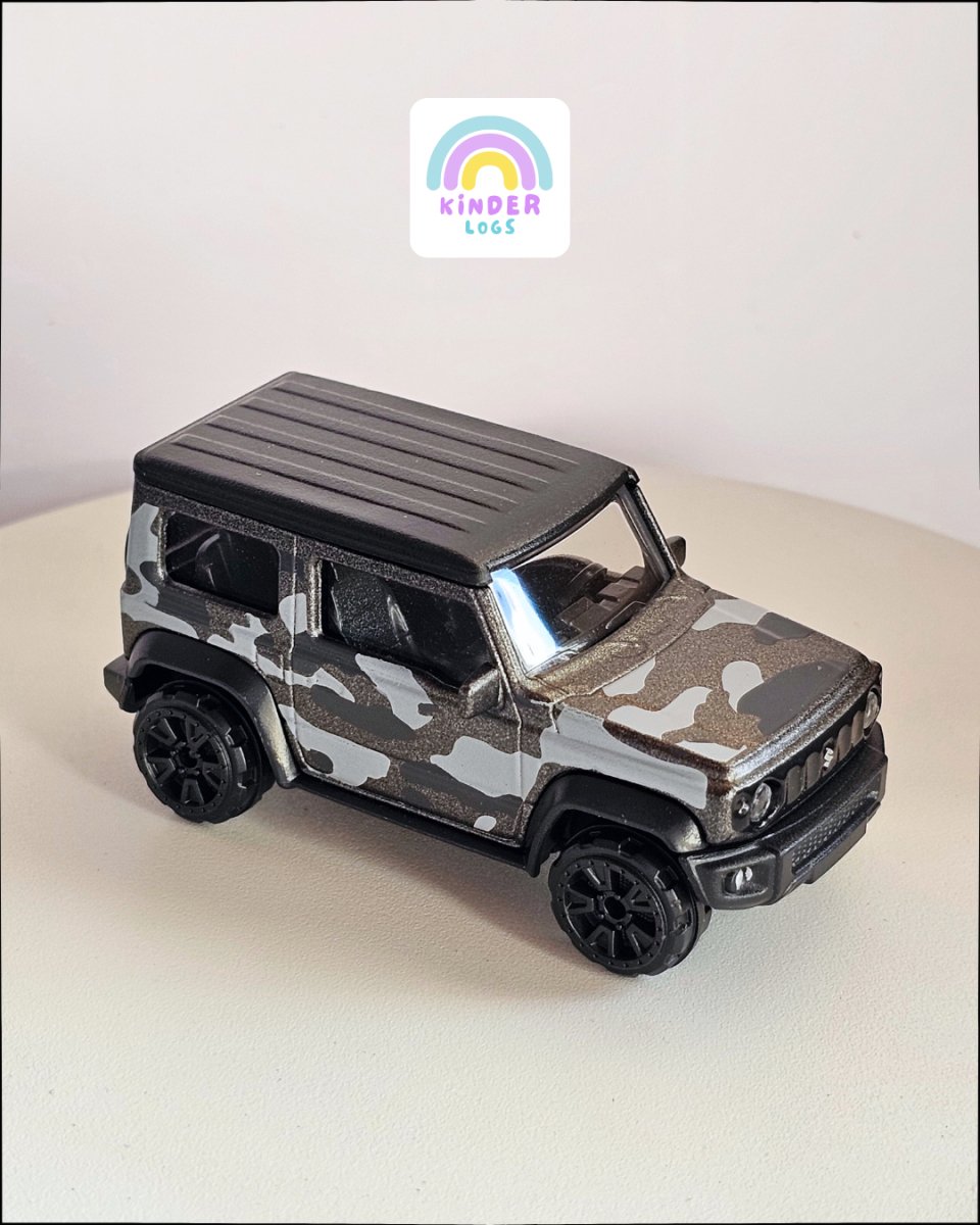 Majorette Suzuki Jimny Camouflaged Edition (Uncarded) - Kinder Logs