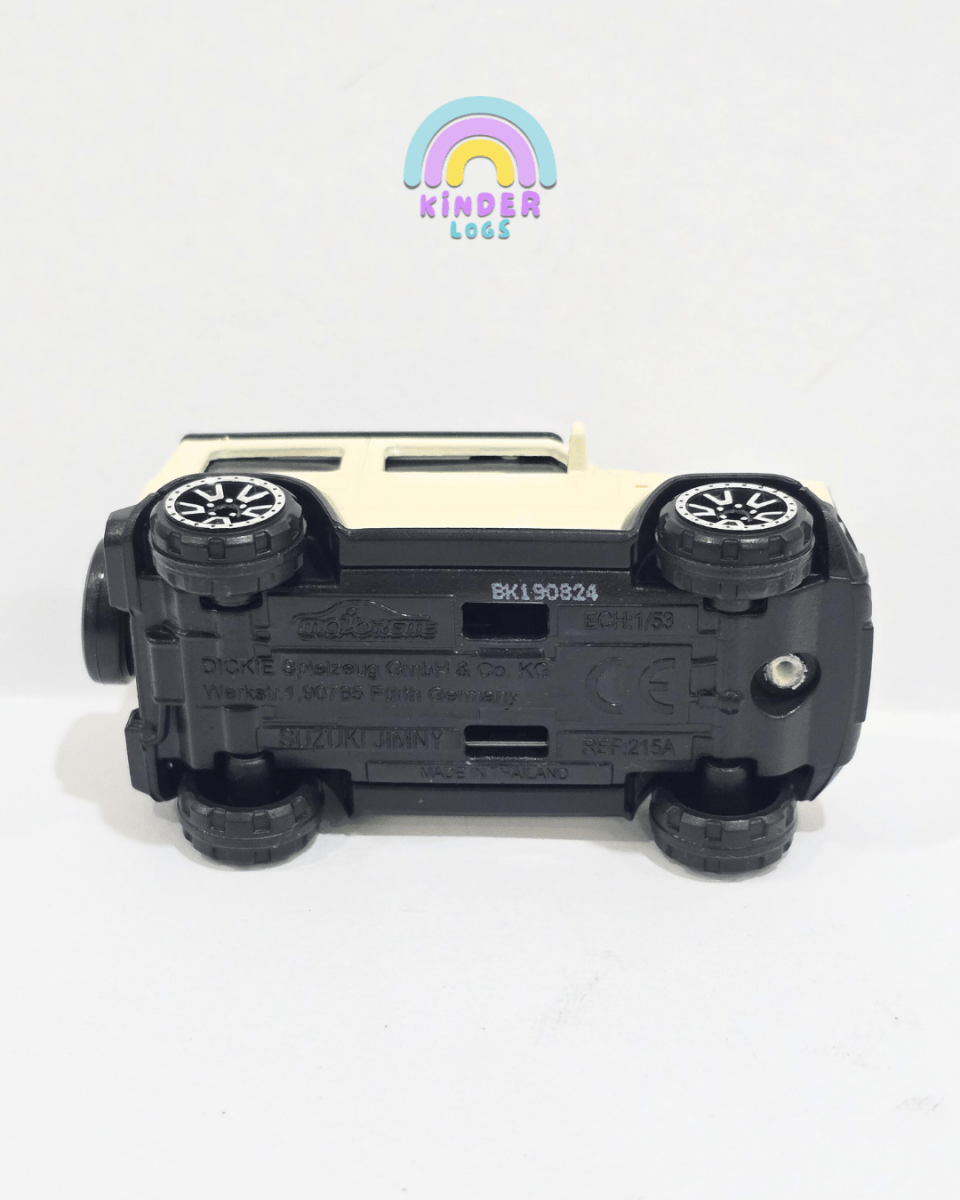 Majorette Suzuki Jimny - Cream (Uncarded) - Kinder Logs