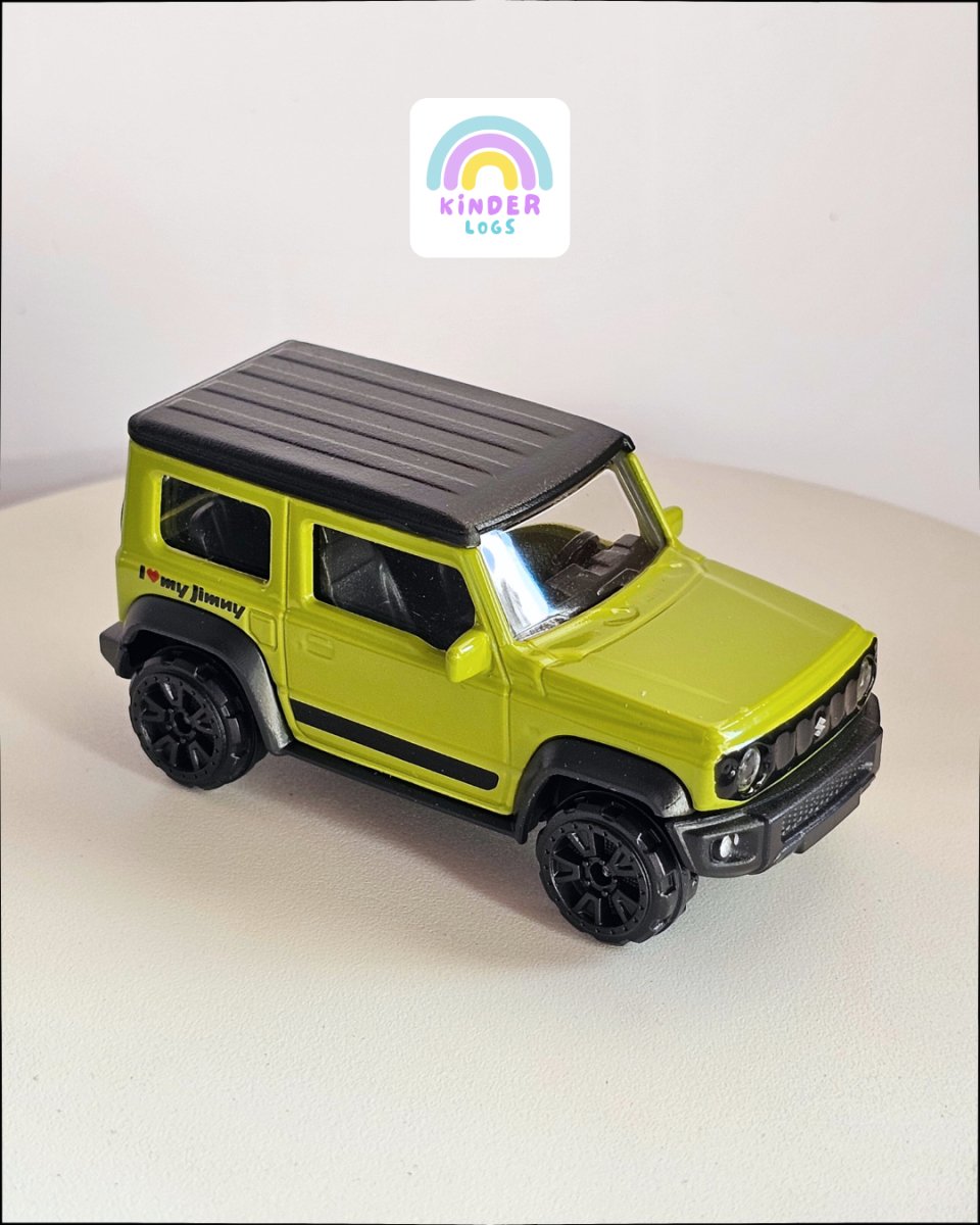 Majorette Suzuki Jimny 'I Love My Jimny' Edition (Uncarded) - Kinder Logs