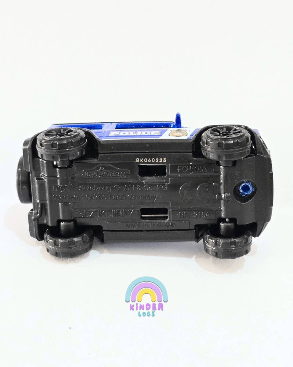 Majorette Suzuki Jimny Police (Uncarded) - Kinder Logs