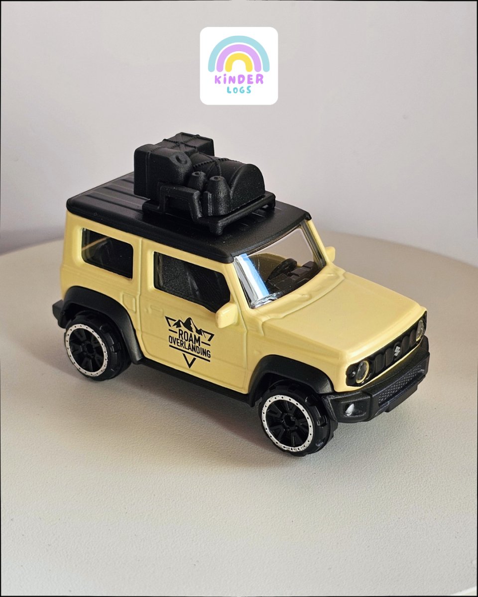 Majorette Suzuki Jimny 'Roam Overlanding' Edition (Uncarded) - Kinder Logs