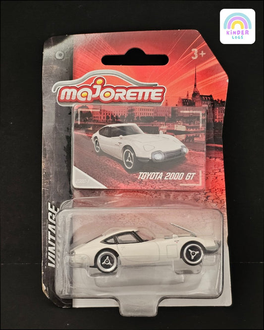 Majorette Toyota 2000 GT (Exclusive White Color) - Kinder Logs